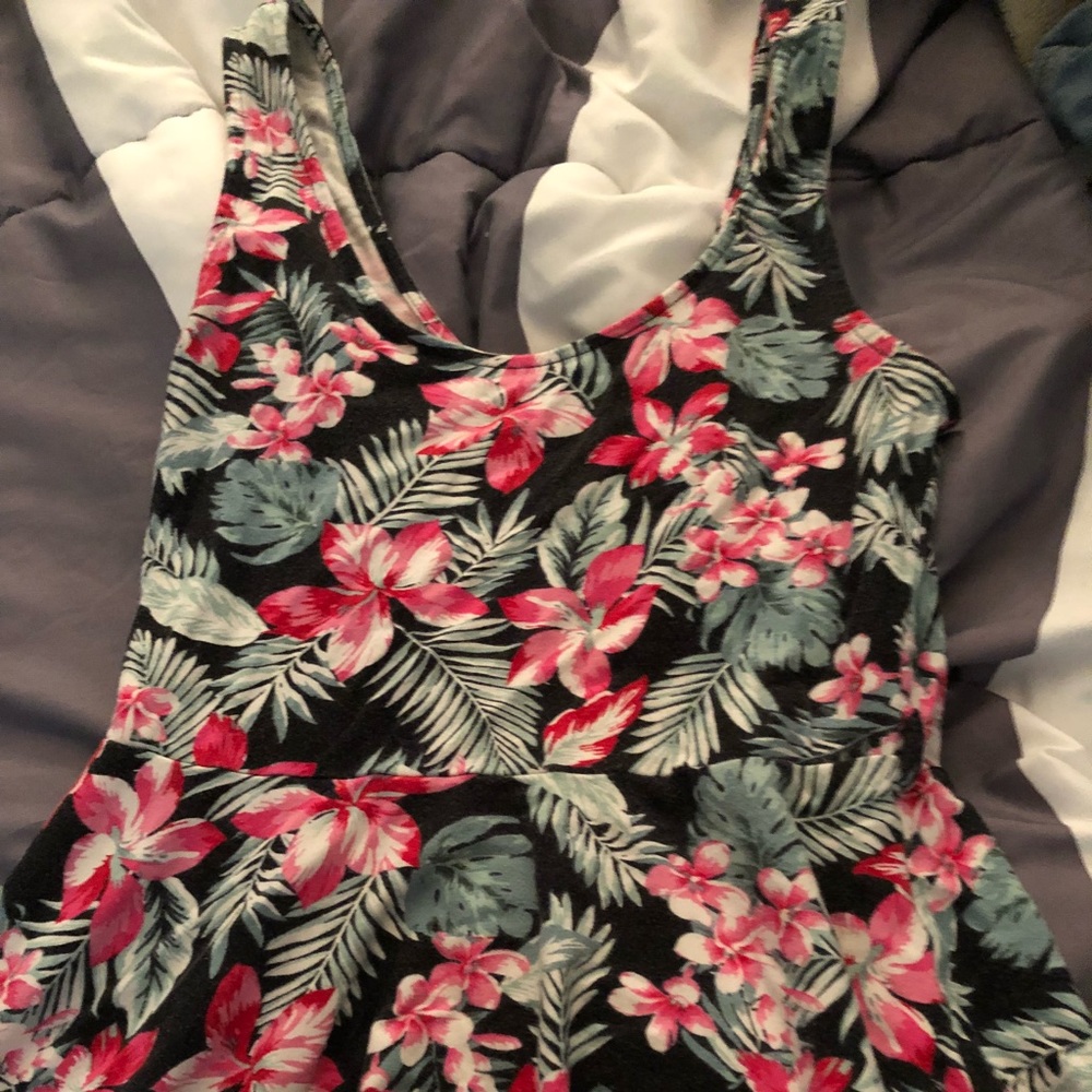 Floral Print Skater Dress